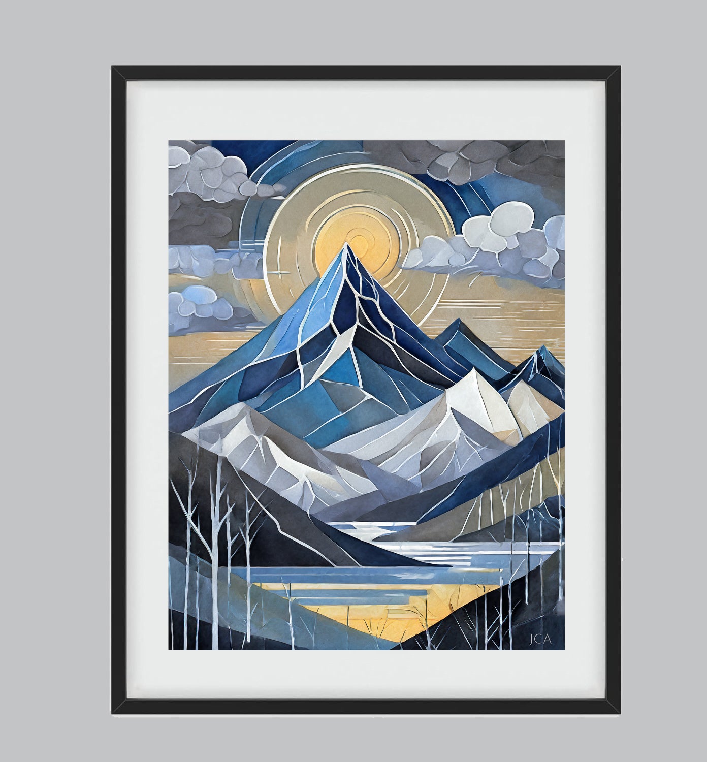 Color Block Mountains