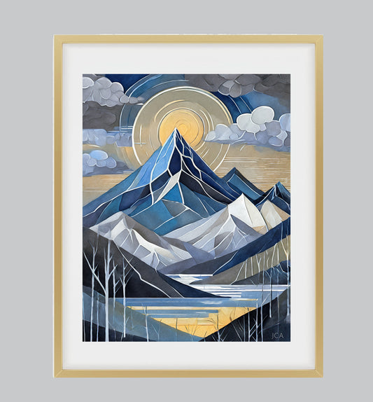 Color Block Mountains