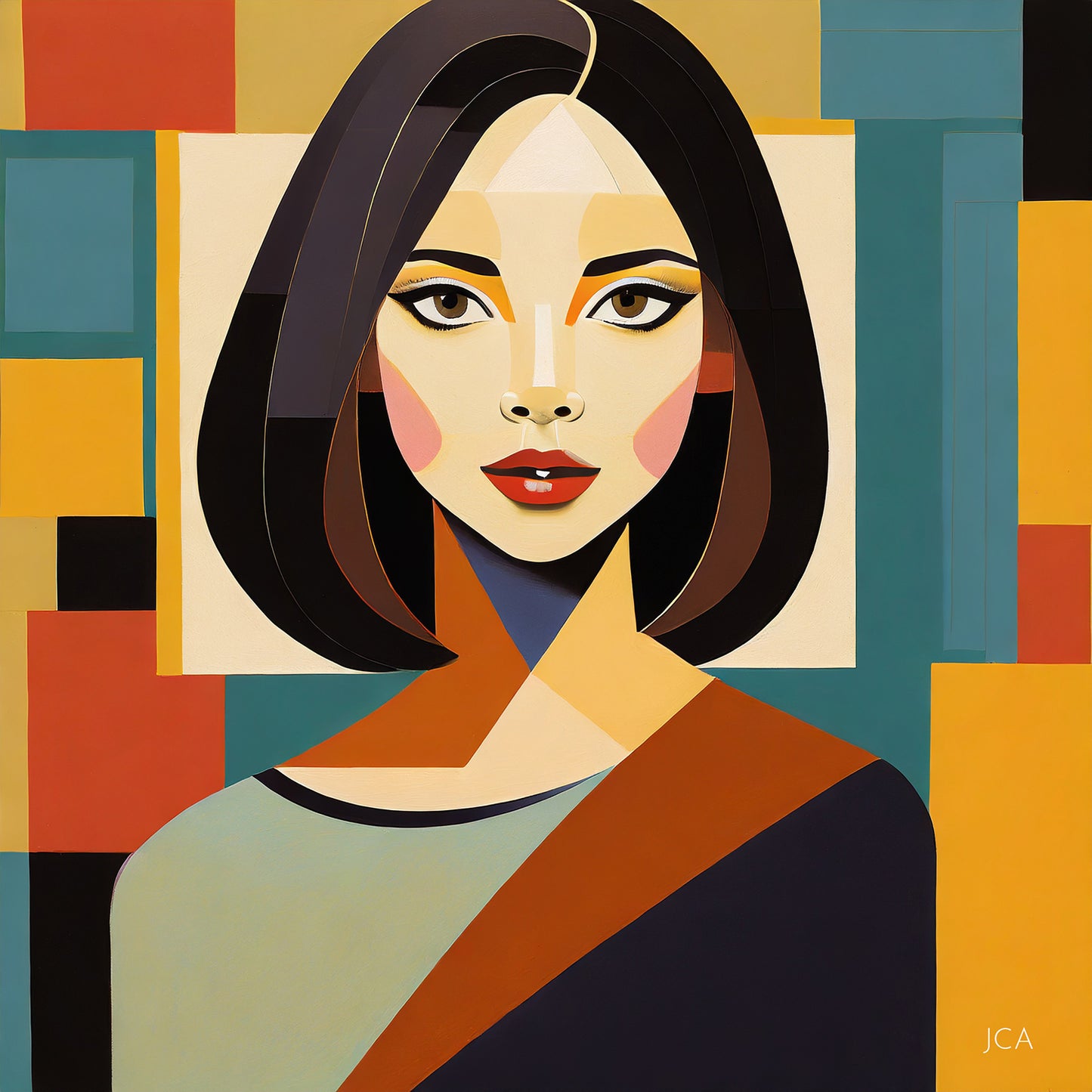 Color Block Beauty No. 3